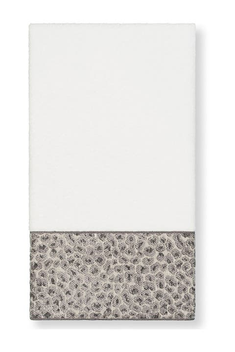 Spots Embellished Bath Towel - White