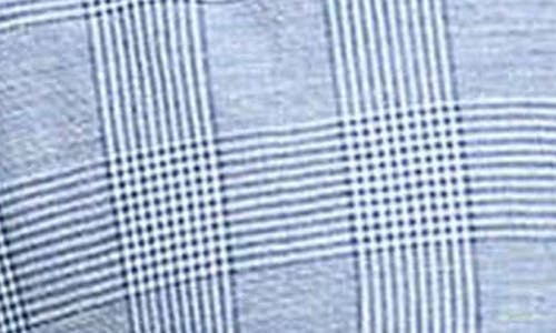 Barbour Hartland Linen Blend Button-up Shirt In Navy