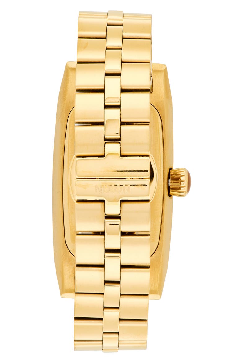 Frankie Bracelet Watch, 24mm, Alternate, color, MID CENTURY / GOLD / COGNAC