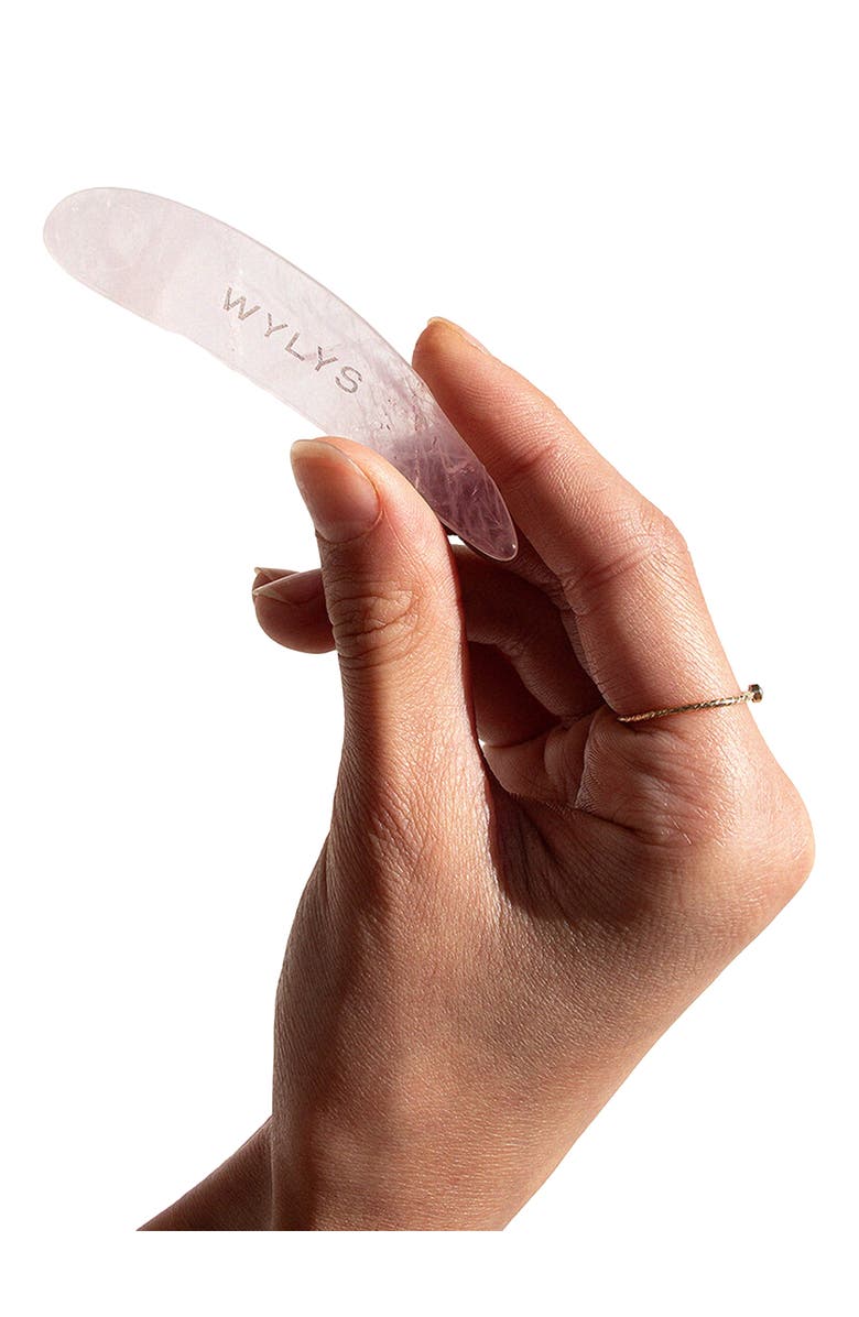 WYLYS Jade & Rose Quartz Spatula Set, Alternate, color, NO COLOR