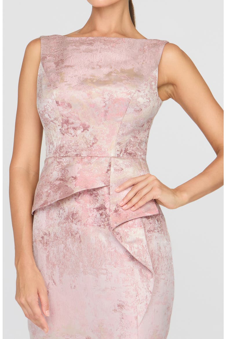 Luciana Column Gown, Alternate, color, PINK