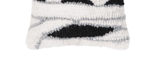 C & F Home C&f Home Mummy Face Small Accent Pillow 8" X 8" Fall Halloween Home Decor In White