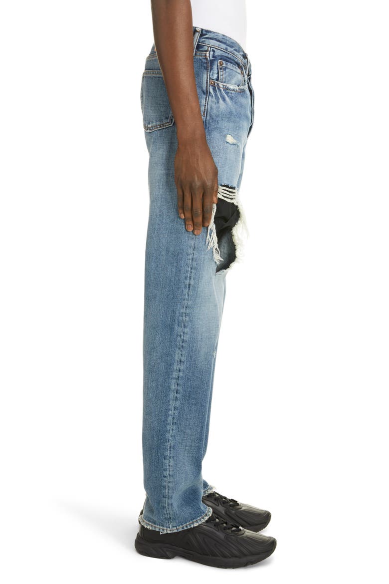 Men's Classic Fit 1996 Torn Jeans, Alternate, color, MID BLUE