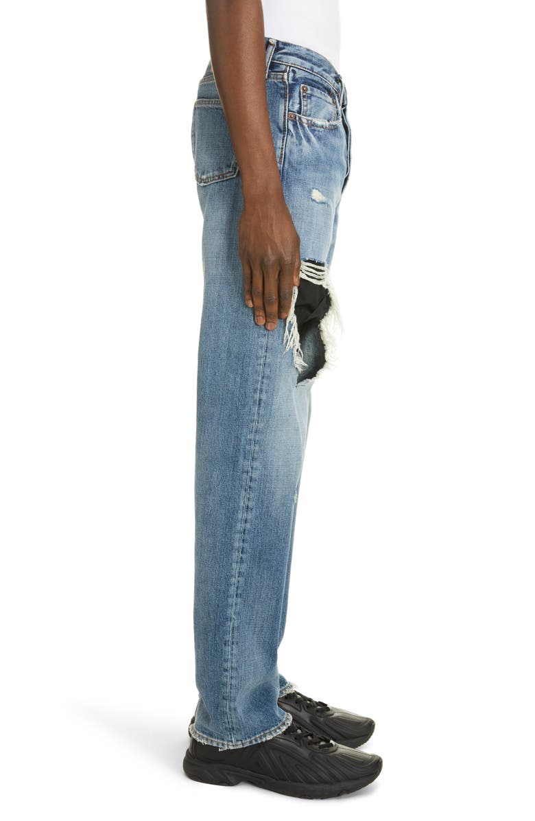 Acne Studios Men's Classic Fit 1996 Torn Jeans, Alternate, color, 