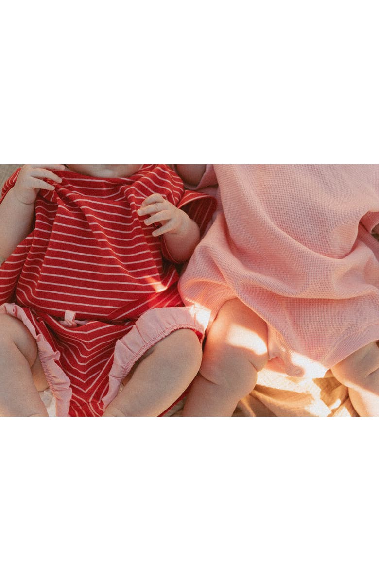 Winnie + Crew Ezra Romper, Alternate, color, Blossom