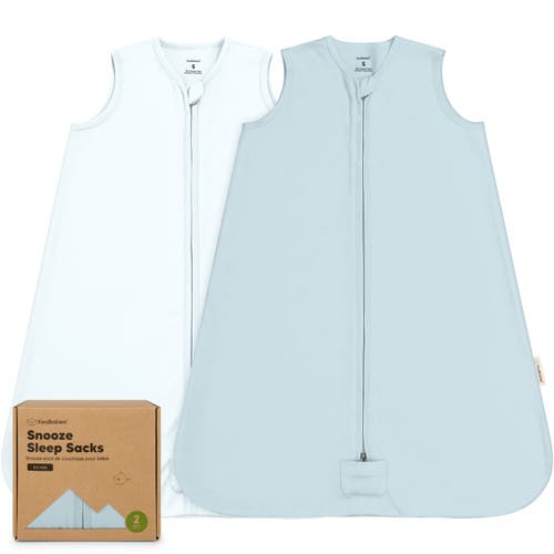 Keababies 2-pack Snooze Sleep Sacks In Glacier