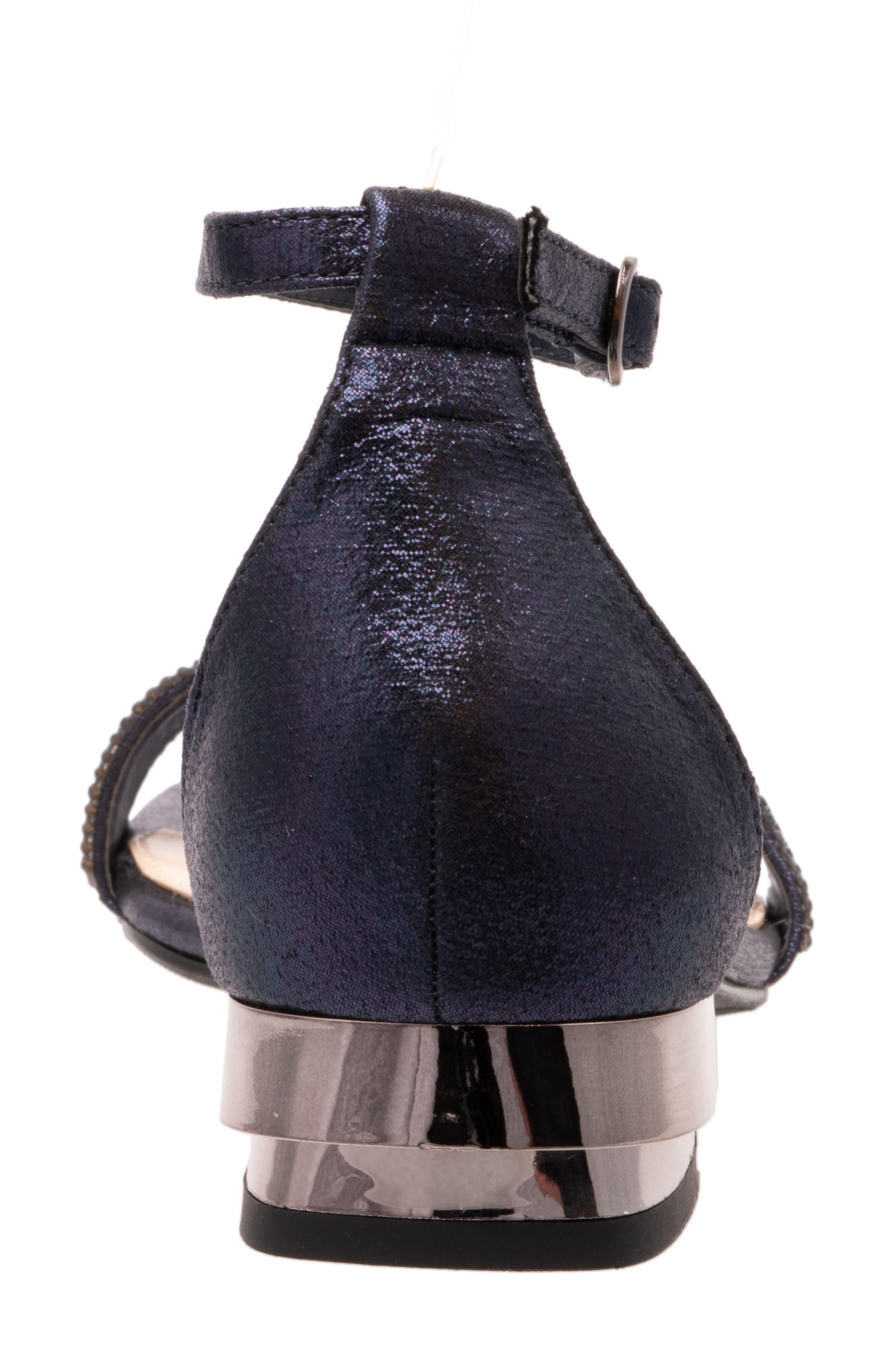 Doris Ankle Strap Sandal, Alternate, color, NAVY