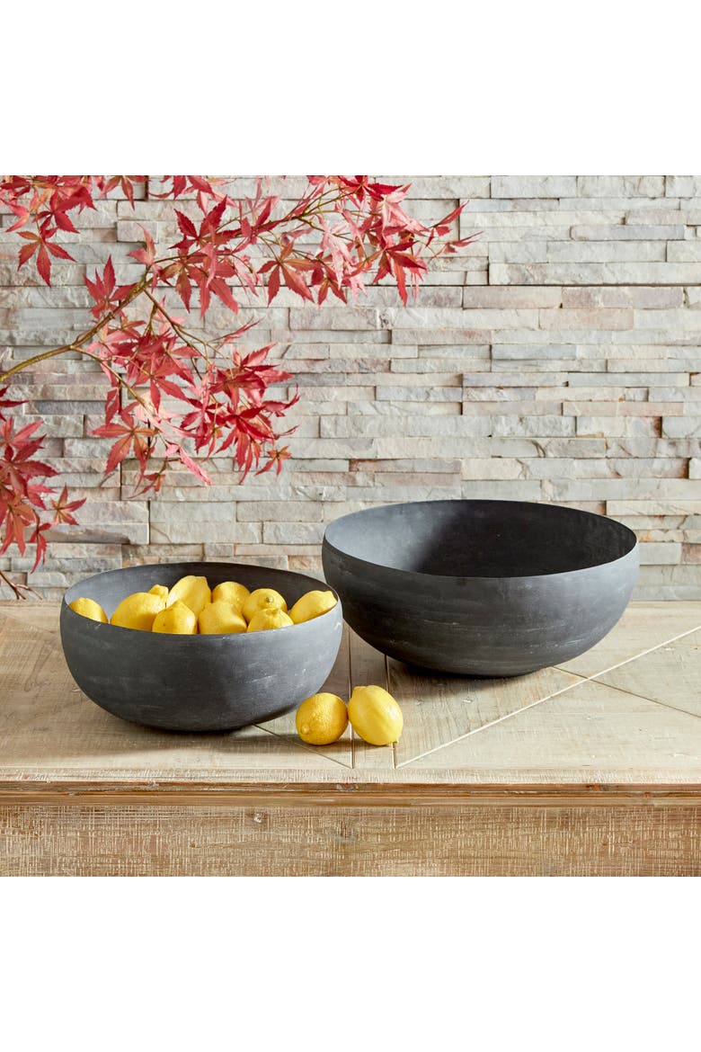 Terrazza Decorative Bowls Set of 2, Alternate, color, Gray