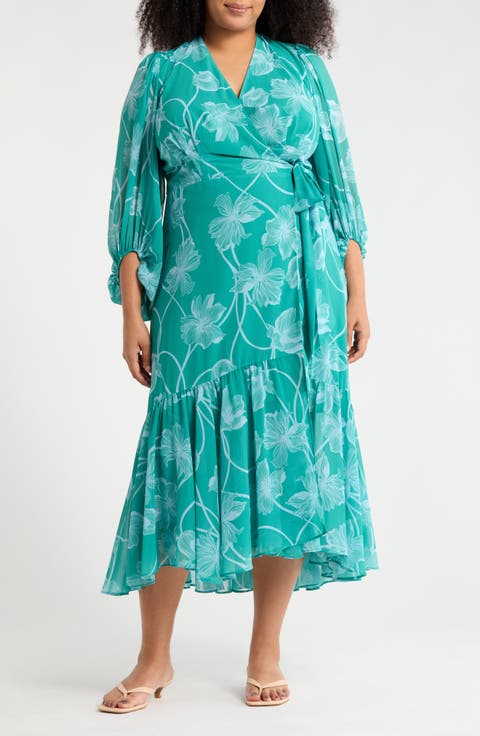 Robyn Wrap Dress (Plus)
