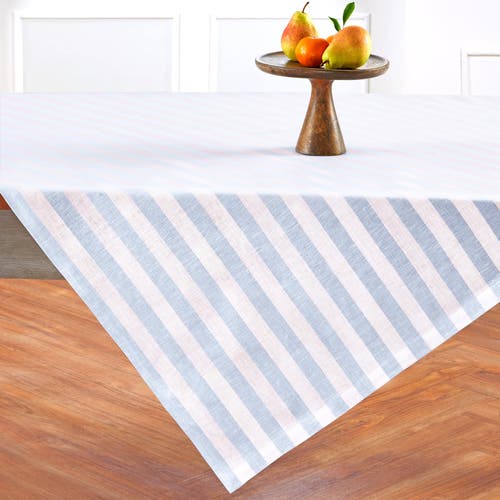 Solino Home Linen Table Throw In Blue