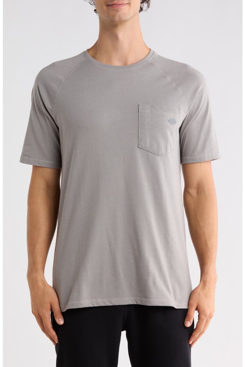 Performance Temp IQ Pocket T-Shirt, Main, color, MEDIUM GRAY