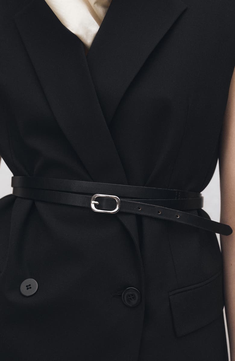 MANGO Double Breasted Vest, Alternate, color, 