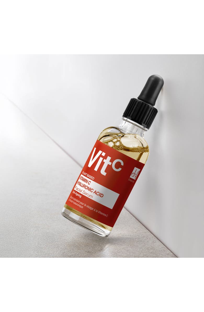 DR BOTANICALS Vitamin C 5% 
Hyaluronic Acid 2% Hydrating Facial Serum 30ml, Alternate, color, White