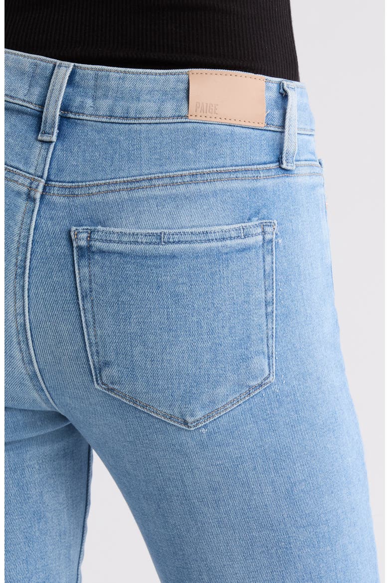 Cindy High Waist Raw Hem Ankle Straight Leg Jeans, Alternate, color, IN TUNE DISTRESSED