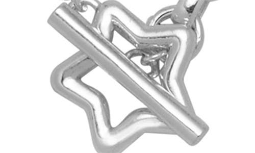 Estella Bartlett Star T-bar Link Necklace In Metallic
