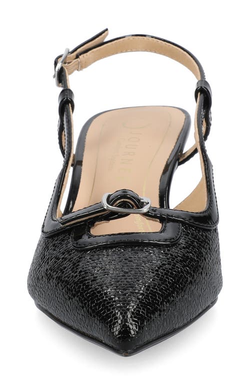 Journee Collection Padma Slingback Kitten Heel Pump
