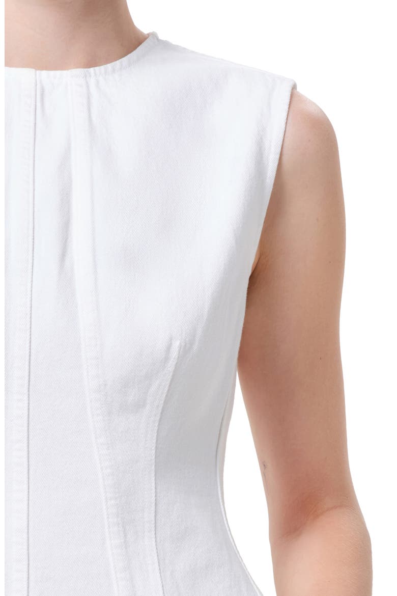 Corbin Denim Shell Top, Alternate, color, MARSHMALLOW CLEAN WHITE