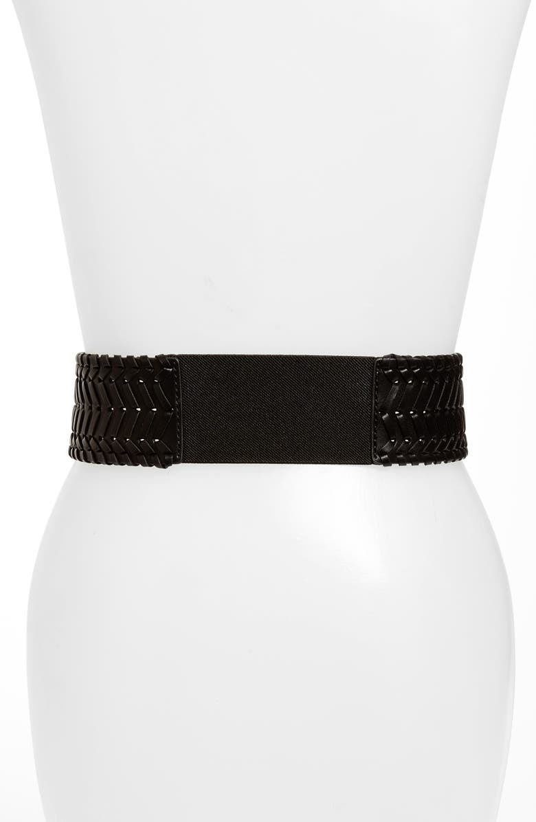 Treasure & Bond Whipstitch Stretch Belt, Alternate, color,