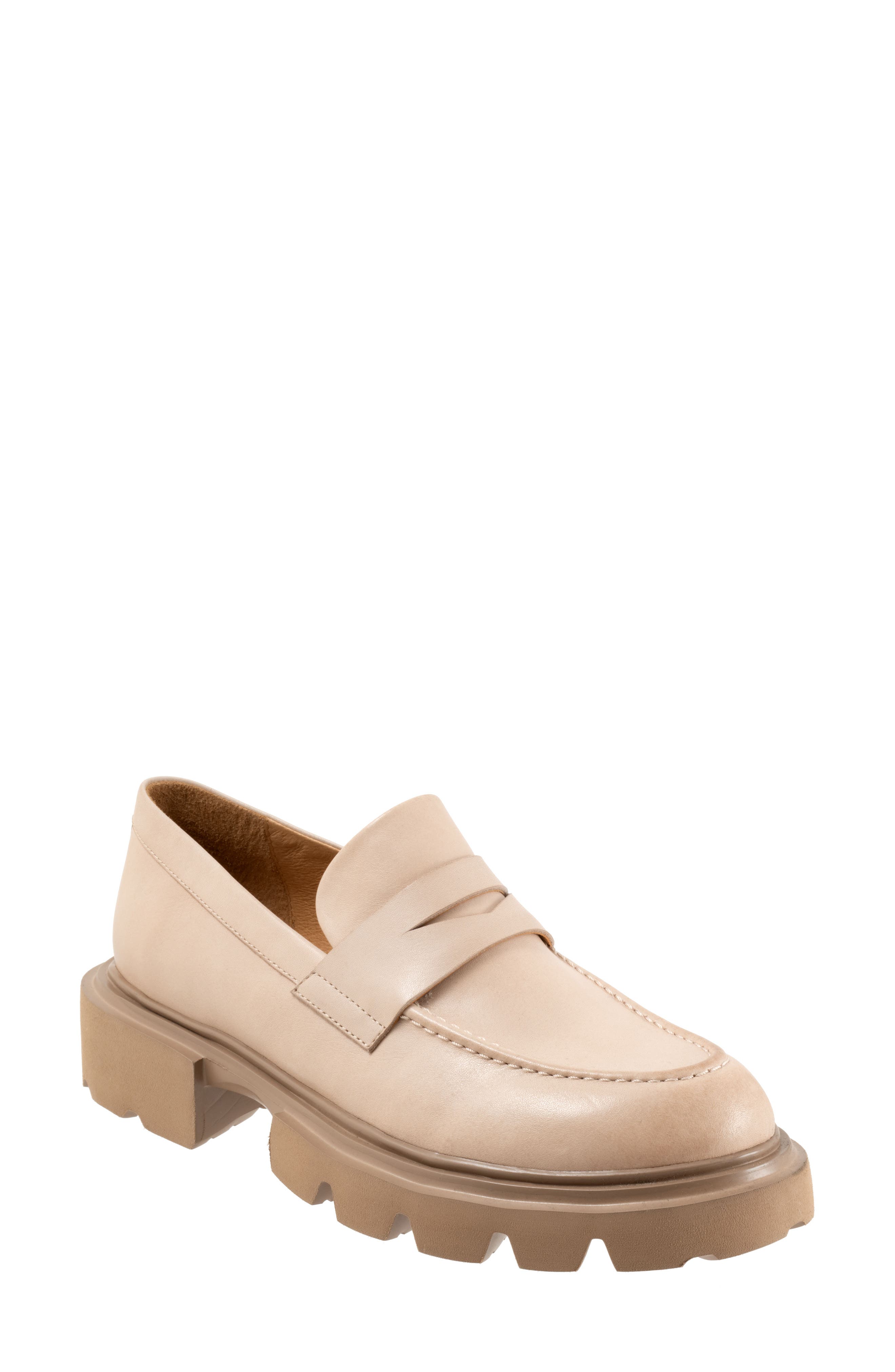 EOS FOOTWEAR Ade Lugged Penny Loafer in Birch 