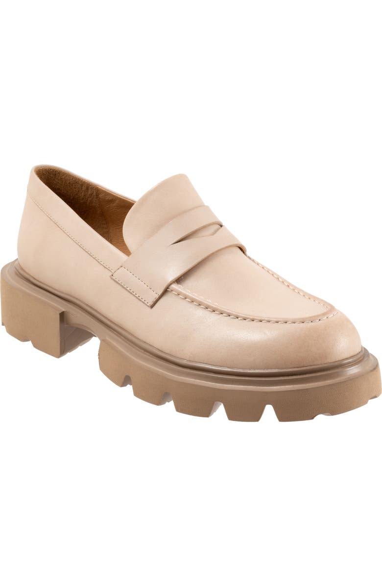 EOS FOOTWEAR Ade Lugged Penny Loafer, Main, color, Birch