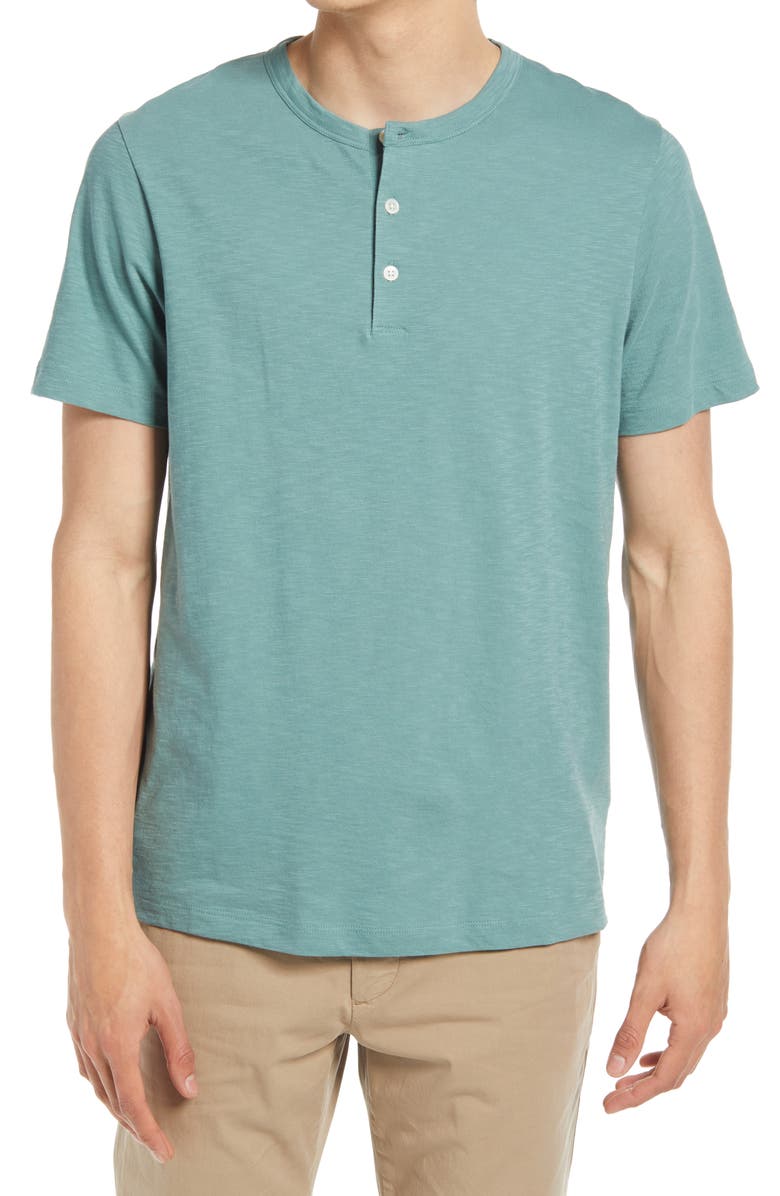 Theory Regular Fit Slub Henley T-Shirt, Main, color,