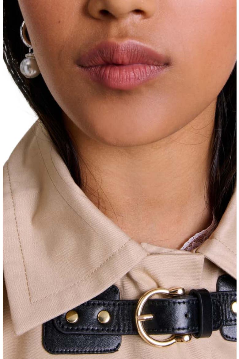 Long trench coat, Alternate, color, Beige light