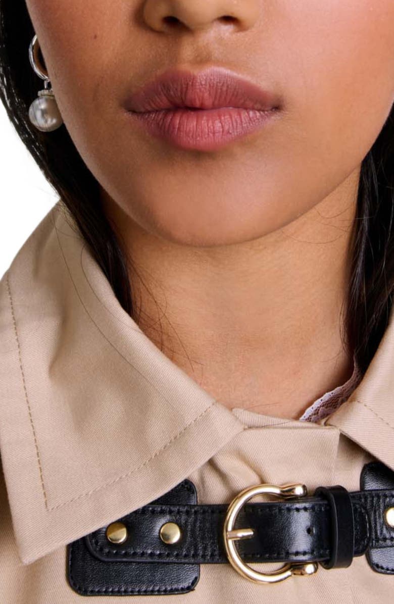 maje Long trench coat, Alternate, color,