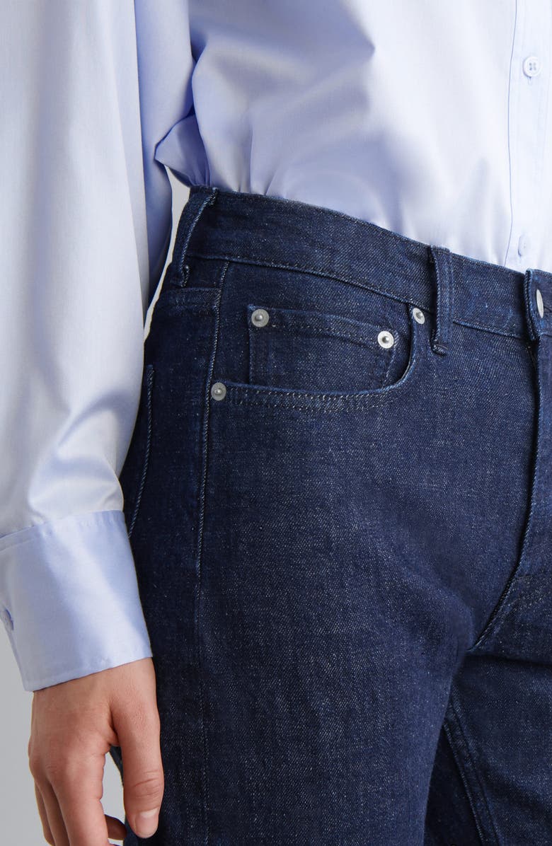 COS Flute Slim Fit Jeans, Alternate, color, Blue Dark