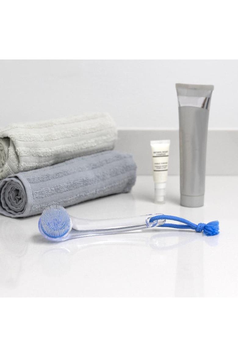 Exfoliating Silicone Facial Brush, Alternate, color, Blue Acrylic