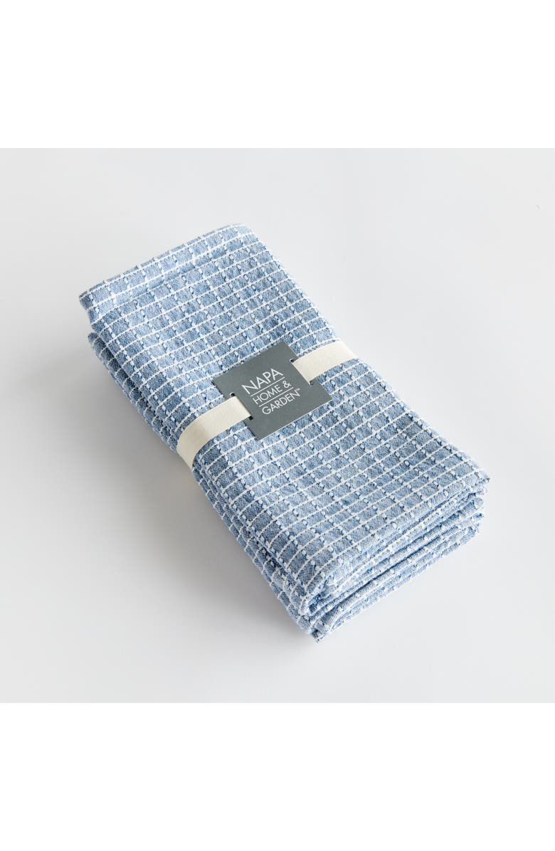 Napa Home & Garden Blake Napkins Set of 4, Alternate, color, Blue