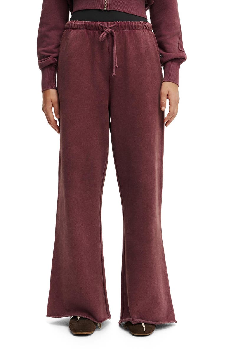 COTTON ON BODY Women's Active Relaxed Sweatpant, Main, color, Washed Dusty Rose