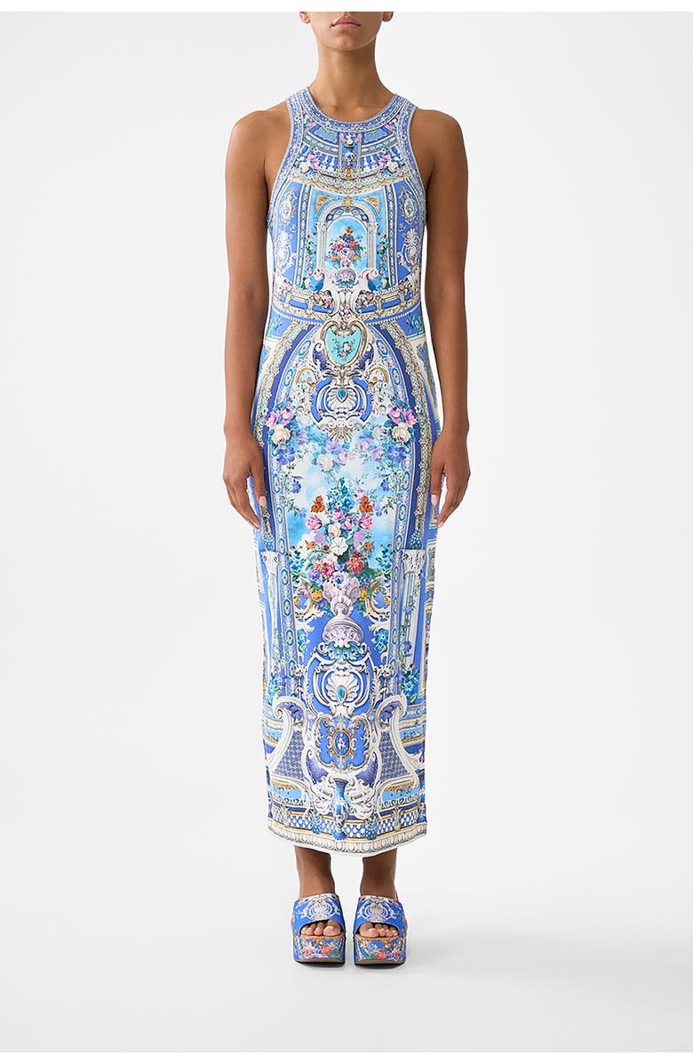 Camilla Jersey Tank Dress, Main, color, Ottoman Opulence
