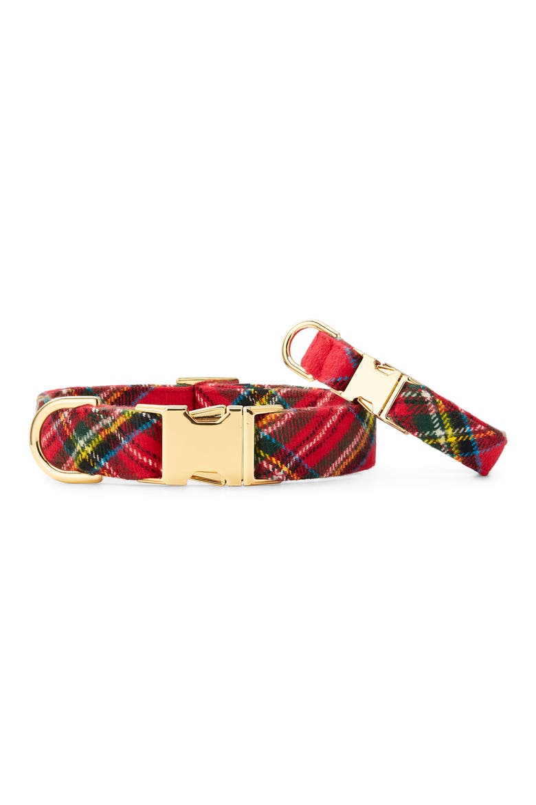Dog Collar, Main, color, TARTAN PLAID