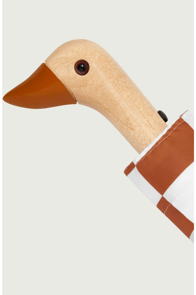 Eco-Friendly Compact Duck Umbrella, Alternate, color, Peanut Butter