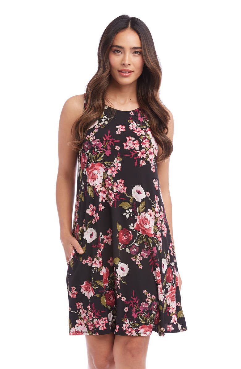 Karen Kane Chloe Print Shift Dress, Alternate, color, 
