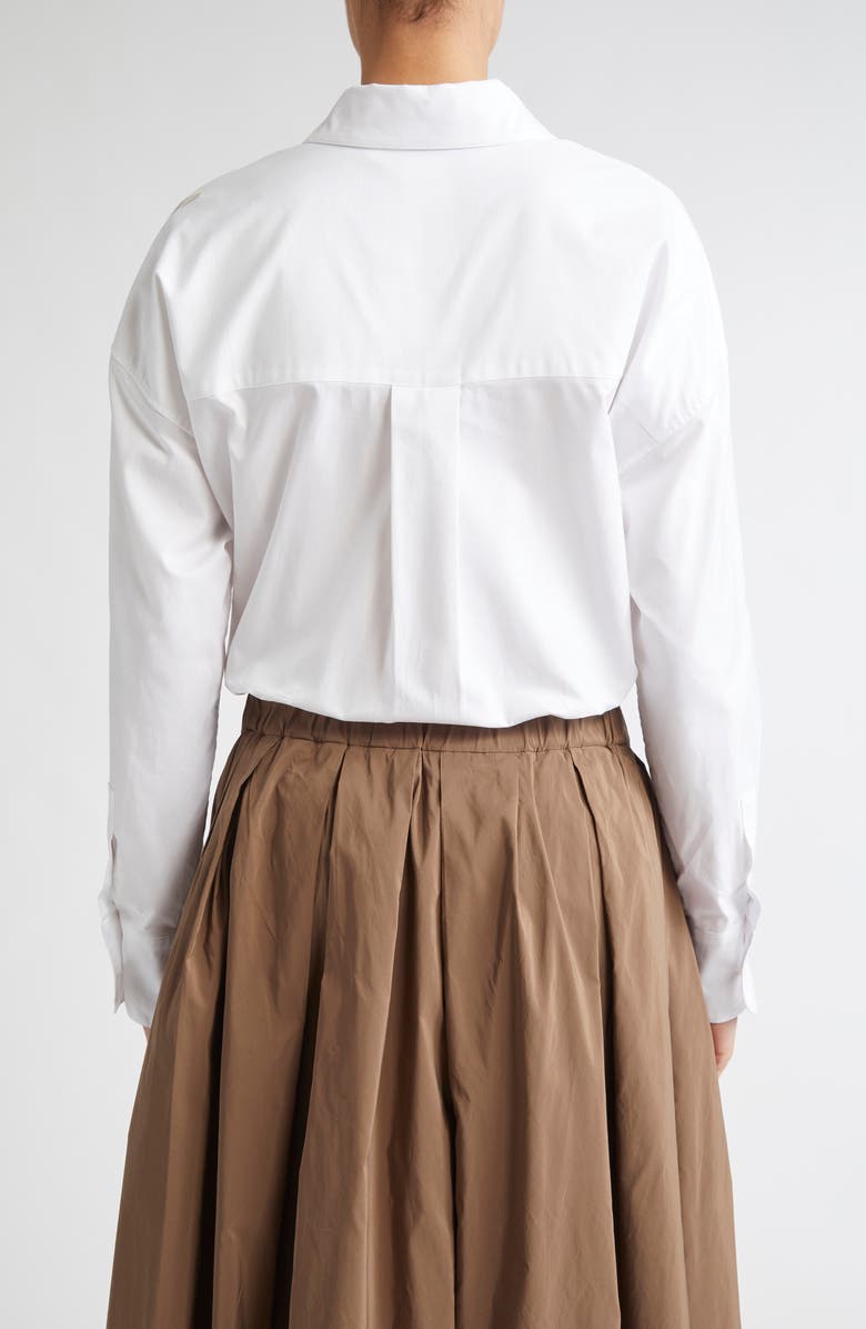 Max Mara Ateneo Button-Up Shirt, Alternate, color, White