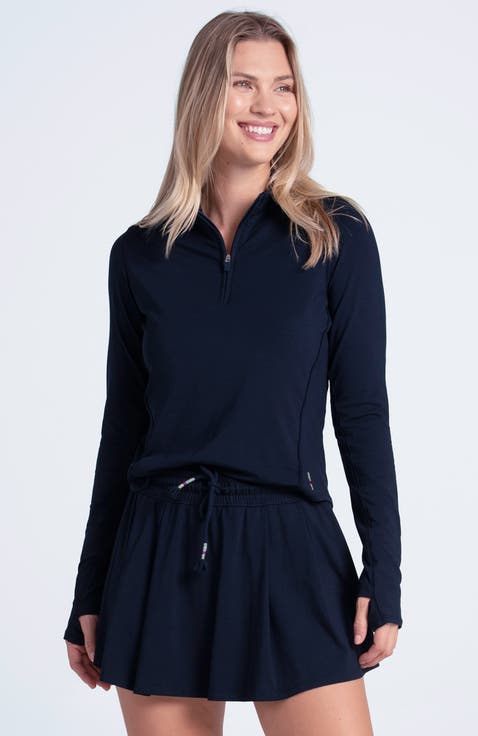 Womens' Pima 1/4 Zip Top