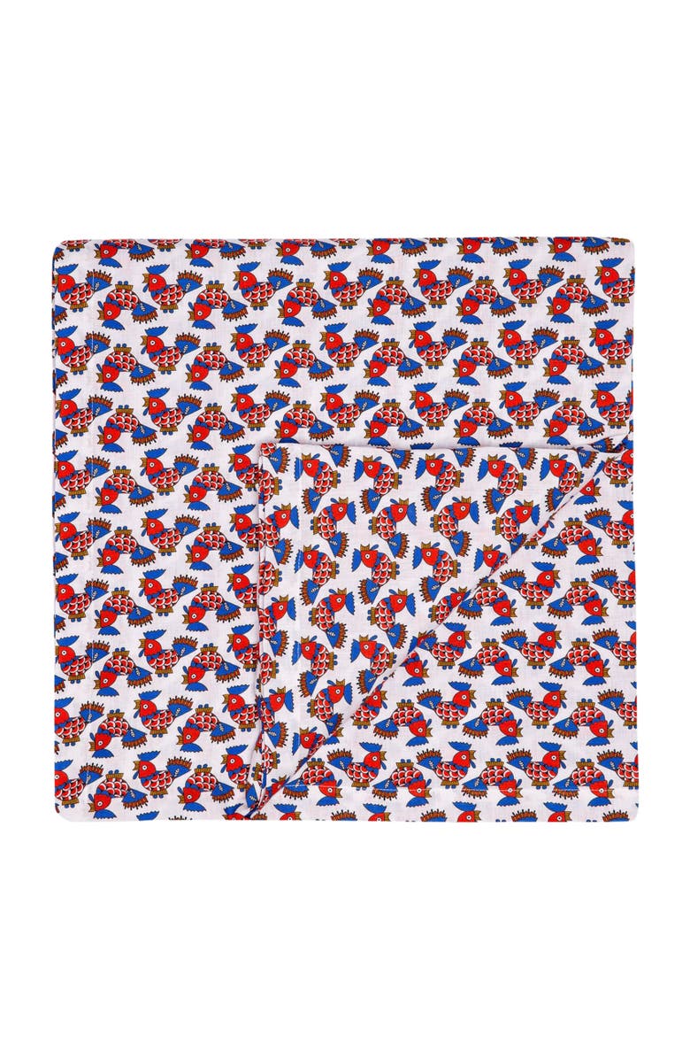 La DoubleJ Small Tablecloth (180X180) Galletti Multicolor, Main, color, Galletti Multicolor