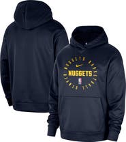 Nike Men's Nike Navy Denver Nuggets 2024/25 Spotlight On-Court Practice Performance Pullover Hoodie