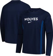 Nike Men's Nike Navy Minnesota Timberwolves 2025/26 Authentic Pre-Game Legend Dri-FIT Long Sleeve Shooting Shirt