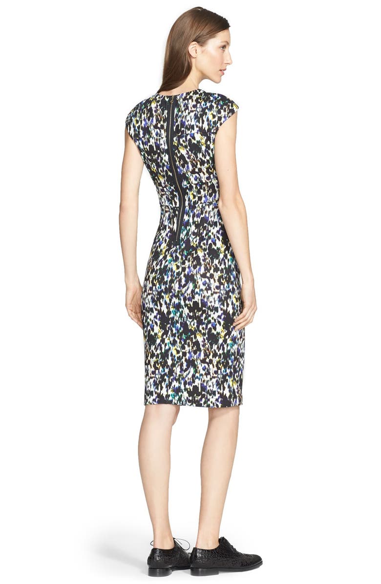 Erdem Print Ponte Jersey Dress, Alternate, color,