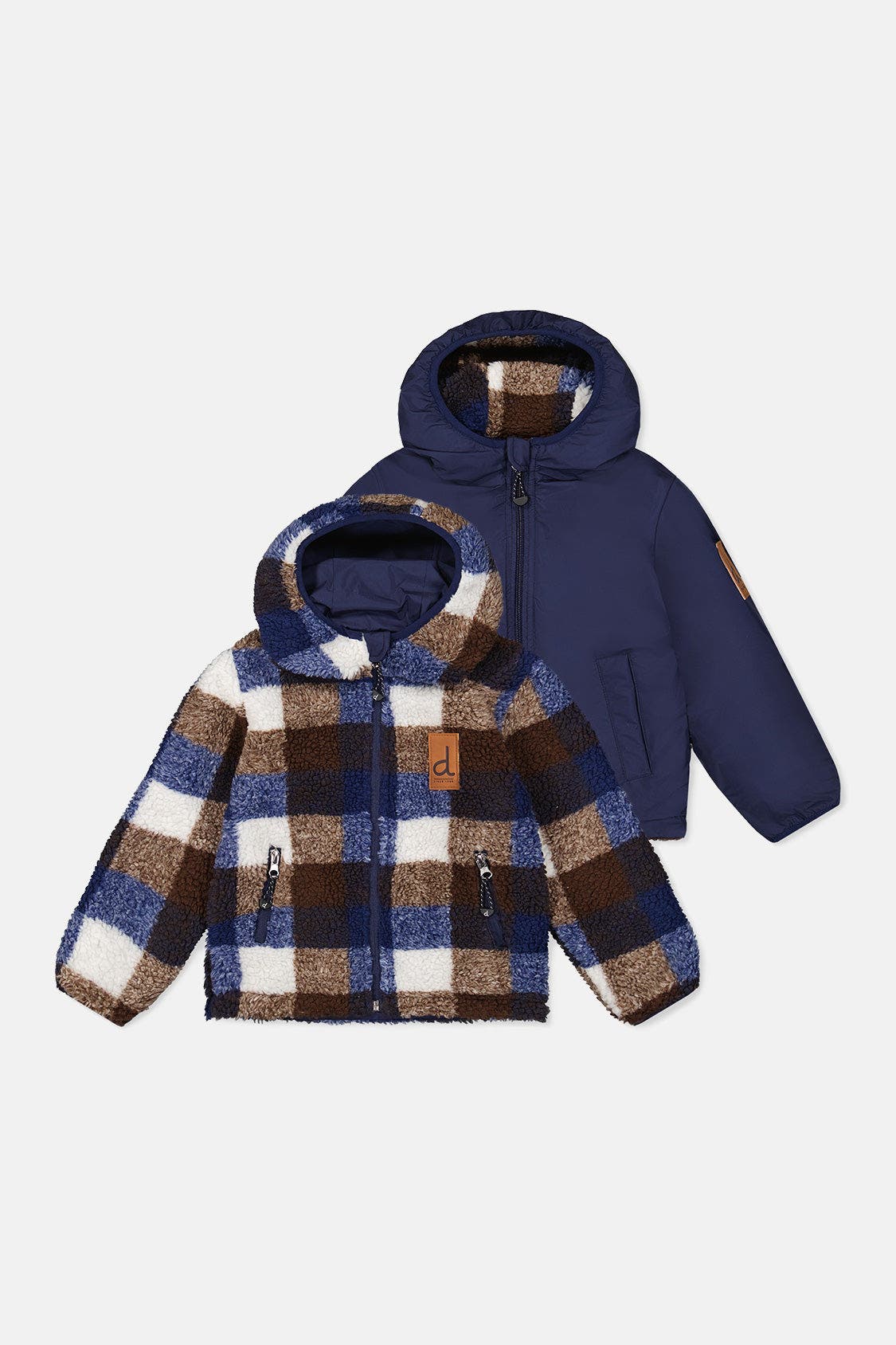 selected Dark Blue and Brown