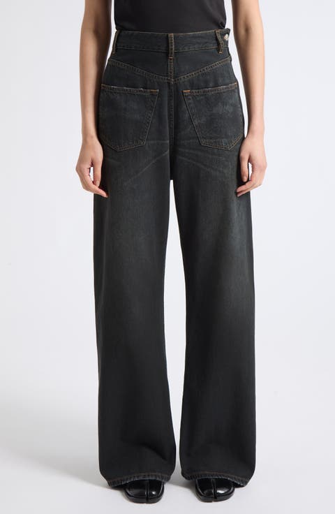 Wide Leg High Waist Jeans