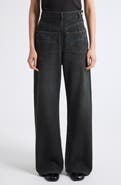 MM6 Maison Margiela Wide Leg High Waist Jeans