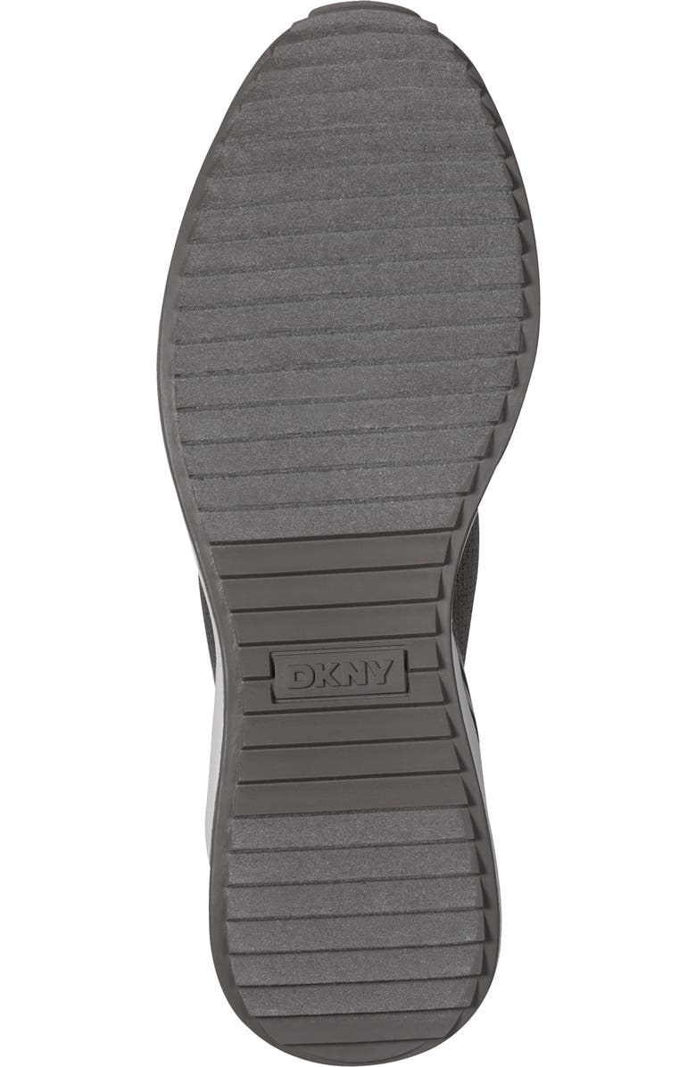 DKNY Keeva Knit Wedge Sneaker, Alternate, color, Morel