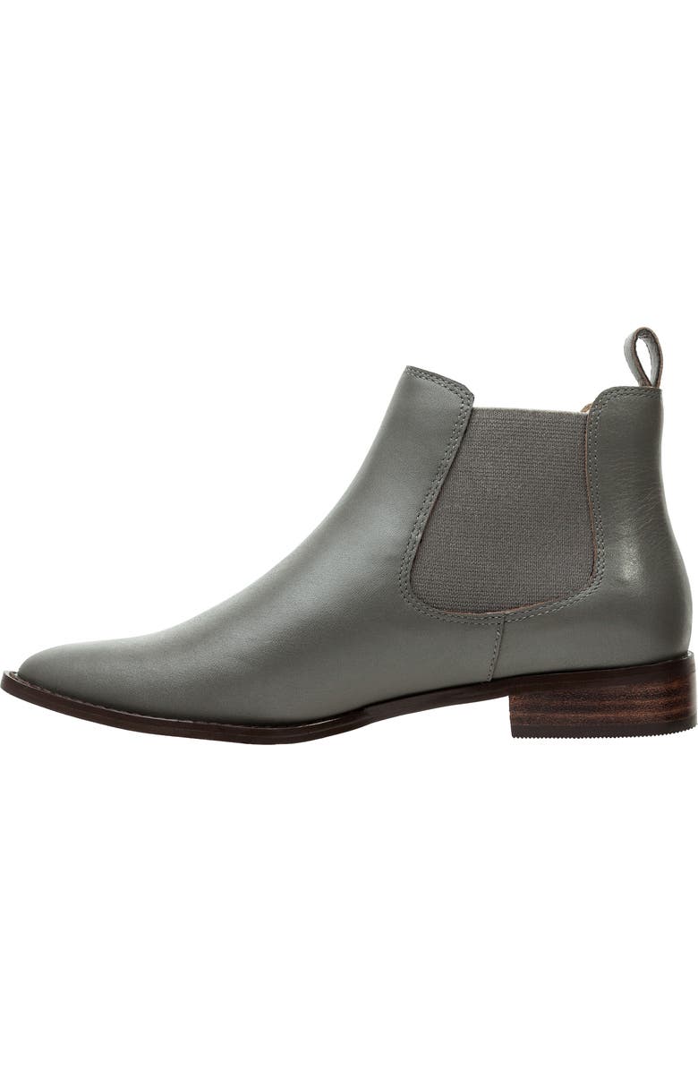 Linea Paolo Zoey Pointed Toe Chelsea Boot, Alternate, color, Stone