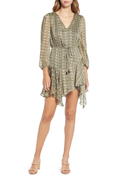 Ruffle Hem Minidress