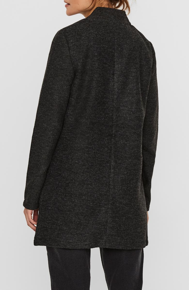 VERO MODA Katrine Brushed Jacket, Alternate, color, Dark Grey
