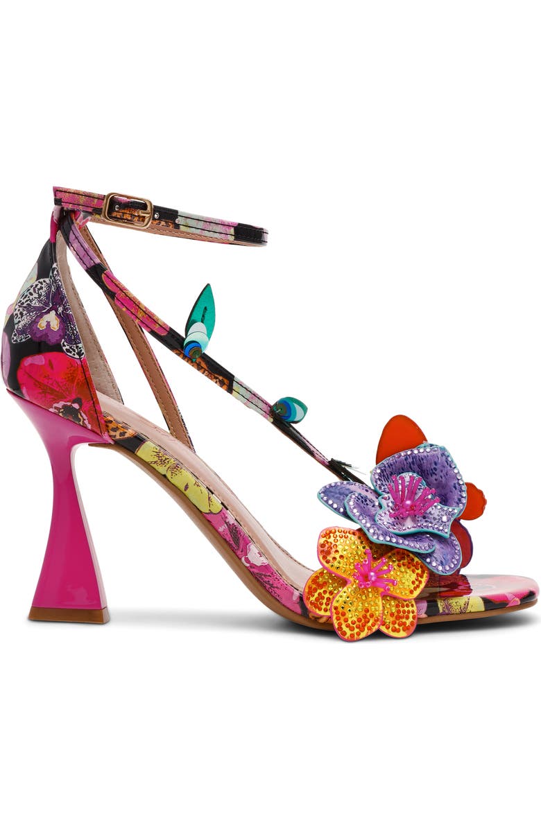 Betsey Johnson Camile Sandal, Alternate, color, Black Multi