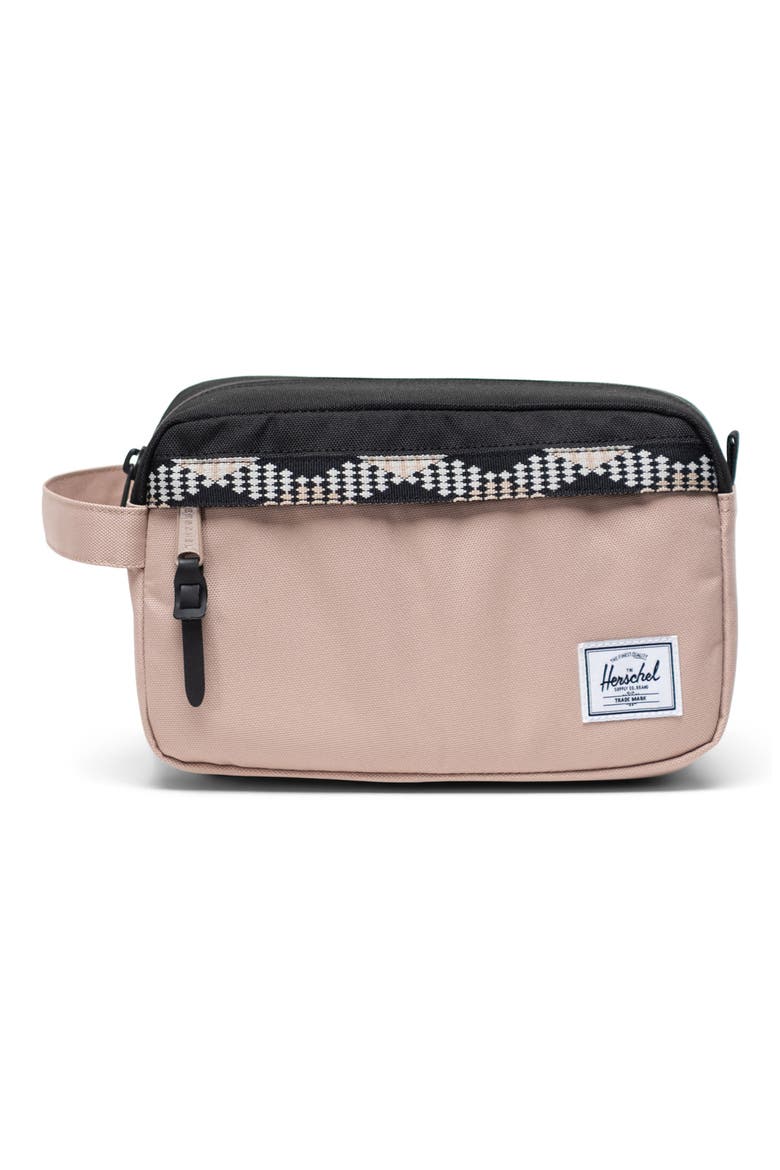 Chapter Dopp Kit, Main, color, LIGHT TAUPE/ BLACK